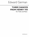 Edward German, Three Dances From Henry VIII Violine und Klavier Buch
