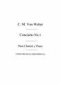 Carl Maria Von Weber, Clarinet Concerto No.1 Altsaxophon und Klavier Buch