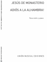Adios A La Alhambra para violn y piano