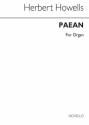 Herbert Howells, Paean-six Pieces For Organ No.6 Orgel Buch