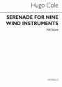 Hugo Cole, Serenade For Nine Wind Instruments Wind Instruments Partitur