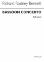 Richard Rodney Bennett, Concerto For Bassoon And Strings (Full Score) Orchestra Bassoon String Instruments Partitur