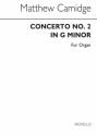 Matthew Camidge, Concerto No 2 In G Minor For Orgel Buch
