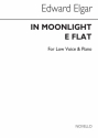 Edward Elgar, In Moonlight In Eb Low Voice and Piano Buch