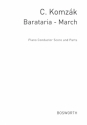 Barataria Marsch for orchestra piano conductor score and parts