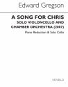 Edward Gregson, A Song For Chris Cello und Klavier Buch