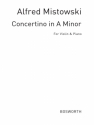 A Concertino in  Minor for violin and piano