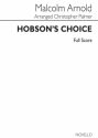 Malcolm Arnold, Hobson's Choice (Full Score) Orchestra Partitur