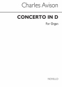 Concerto In D   for organ