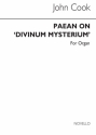 John Ernest Cook, Paean On Divinium Mysterium Orgel Buch