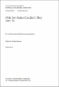 Georg Friedrich Hndel, Ode For Saint Cecilia's Day Harpsichord Stimme