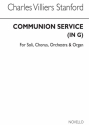 Communion Service In G Vocal Score Vocal Partitur