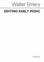 Editing Early Music  Buch