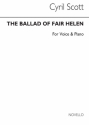 Cyril Scott, Ballad Of Fair Helen for Voice And Piano Vocal and Piano Buch