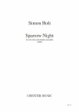Simon Holt: Sparrow Night (Study Score) Oboe, Chamber Group Study Score