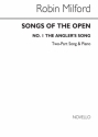 Robin Milford, The Angler's Song Op45 No.1 2-Part Choir and Piano Buch