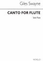 Giles Swayne, Canto For Flute Flute Buch