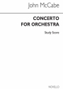 John McCabe, Concerto For Orchestra Orchestra Studienpartitur