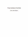 3 Canticles of the Birds for piano and percussion score