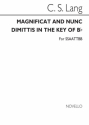 Magnificat And Nunc Dimittis for Double Choir SATB Chorpartitur