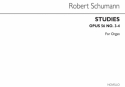 Robert Schumann, Six Studies Op56 Nos.3-4 (Arranged John E West) Orgel Buch