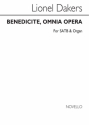 Lionel Dakers, Benedicite Omnia Opera In A Minor SATB and Organ Chorpartitur