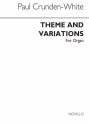 Theme And Variations  for organ