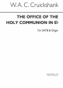 W.A.C. Cruickshank, Holy Communion Service In E Flat SATB and Organ Buch