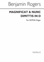 Magnificat And Nunc Dimittis In D SATB and Organ Chorpartitur