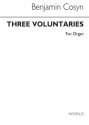 Cosyn Three Voluntaries Organ Arr. Steele Orgel Buch
