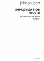 John Joubert, Improvisation Recorder and Piano Buch