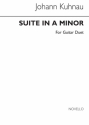 Johann Kuhnau, Suite In A Minor Gitarre Buch