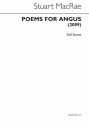 Stuart MacRae, Poems for Angus Mezzo-Soprano Violin Viola Cello Piano Chamber Double Bass Buch