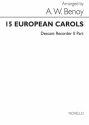 A.W. Benoy, 15 European Carols  Buch