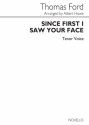 Thomas Ford, Since First I Saw Your Face Vocal and Piano Buch