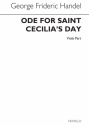 Georg Friedrich Hndel, Ode For Saint Cecilia's Day Viola Stimme
