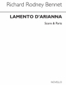 Richard Rodney Bennett, Lamento D'arianna for String Quartet Streichquartett Buch