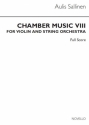 Aulis Sallinen, Chamber Music VIII Op.94 Chamber Ensemble Partitur