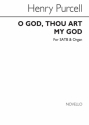 Henry Purcell, O God thou art my God SATB and Accompaniment Chorpartitur