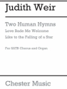 2 Human Hymns for mixed choir and organ vocal score