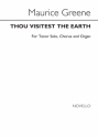 Maurice Greene, Thou Visitest The Earth SATB and Organ Chorpartitur