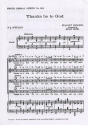 S Dickson: Thanks Be To God TTBB, Piano Accompaniment Score