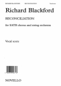 Richard Blackford, Reconciliation SATB and Piano Chorpartitur