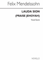 Felix Mendelssohn Bartholdy, Lauda Sion Vocal Score SATB Partitur