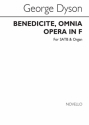 George Dyson, Benedicite In F SATB and Organ Chorpartitur