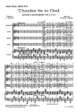 Stanley Dickson: Thanks Be To God SATB, Piano Vocal Work