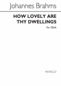 Johannes Brahms, How Lovely Are Thy Dwellings (SSAA) SSAA and Piano Chorpartitur