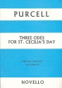 The Works of Henry Purcell vol.10 3 Odes for St. Cecilia's Day
