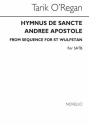 Tarik O'Regan, Hymnus De Sancte Andree Apostole SATB Buch