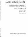 Minueto Espanol Del Quinteto op.37 para guitarra